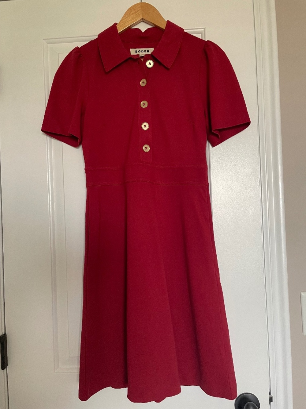 Boden Nicolette Point Shirt Dress 2 Reg